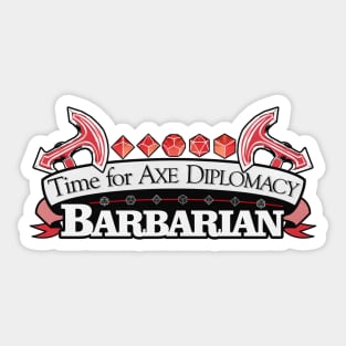 Barbarian Sticker